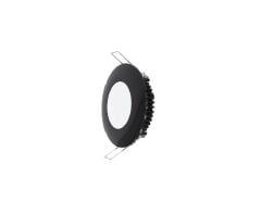 Saray Yaylı Gömme Led Spot Siyah 70mm