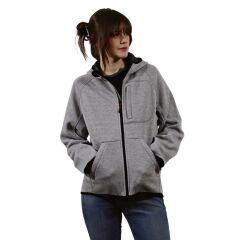 Persmont ÜKS04K Unisex Gri Üç İplik Kapüşonlu Sweat