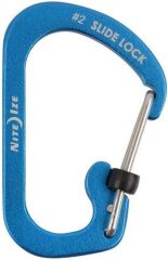 Nite Ize Slide Lock Alüminyum Karabina Mavi No:2