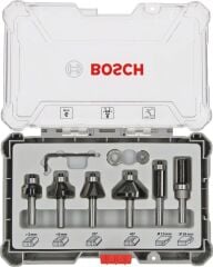 Bosch Freze Seti 6 Parça Karışık 6 mm