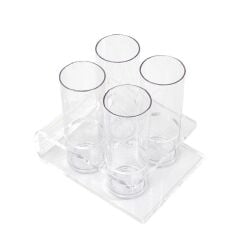 Sherenna 4lü Rakı Bardağı Taşıyıcı