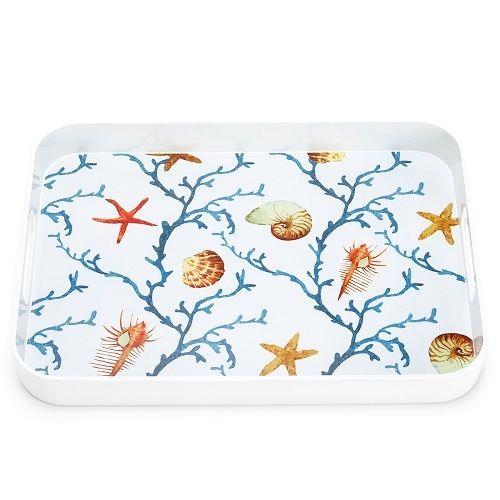 Sherenna Blue Coral Tepsi