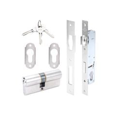 Kale Kilit 155U Silindirrli Çarpma Kapı Kilidi 25mm