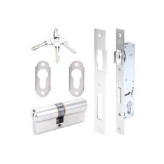 Kale Kilit 155U Silindirrli Çarpma Kapı Kilidi 25mm