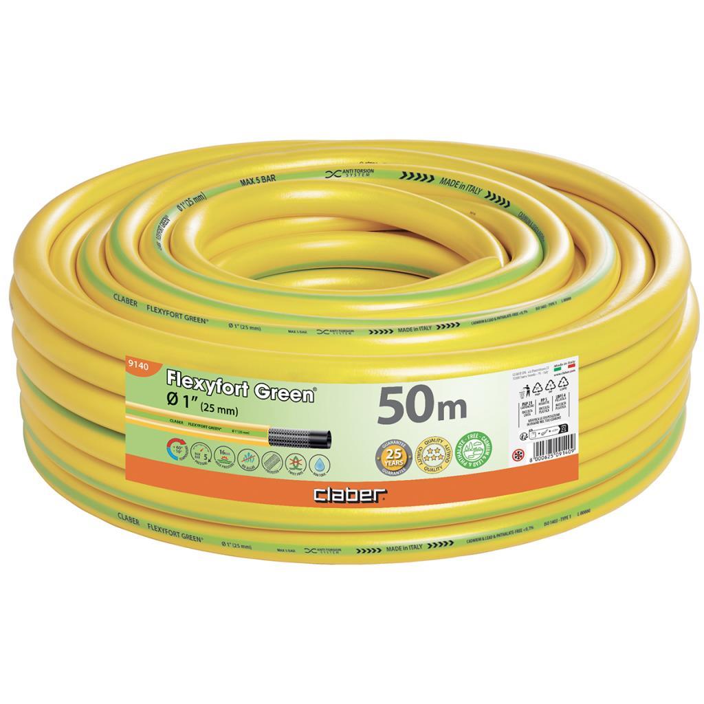 Claber 9140 Flexfort Green Hortum 1'' 50mt