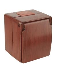 Mutlusan Nemliyer Kapaklı Priz Koyu Ceviz