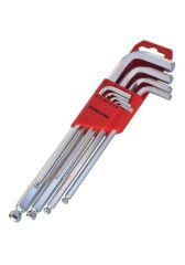İzeltaş Yuvarlak Başlı Uzun Allen Anahtar Takımı 9 Parça
