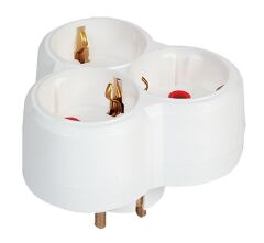 Mutlusan Yonca Üçlü Topraklı Fiş Priz