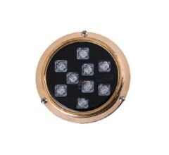 Derin Blue Bronz Su Altı Lambası 12/24v Mavi