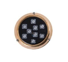 Derin Blue Bronz Su Altı Lambası 12/24v Mavi