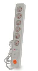 Mutlusan Ri-Tech Akım Korumalı Altılı Grup Priz