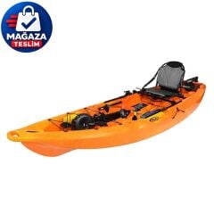 Seaflo RPA105 Kırmızı/Turuncu Pedallı Balıkçı Kanosu