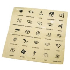 Lalizas Switch Paneller İçin Şeffaf Sticker 25 Parça