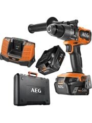 AEG BSB 18C3BL-502C 2X5Ah Akülü Darbeli Matkap