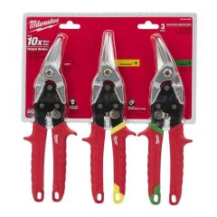 Milwaukee 3 Parça Kaportacı Makası Seti