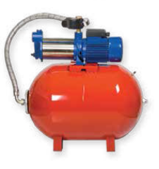 Water Sound YMP6-60 AUTO 50lt Yatık Tanklı Hidrofor 1.5hp