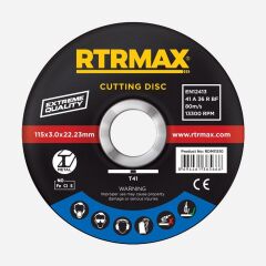 Rtrmax RDM18030 Metal Kesme Diski 180mm