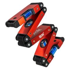 Rox Wood 0176 Mıknatıslı Alüminyum Katlanır Su Terazisi 70 cm