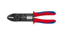 Knipex 9722240 Pabuç Sıkma ve Kablo Sıyırma Pensesi