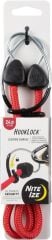 Nıte Ize Hooklock Locking Bungee Gergi Lastiği Kırmızı 61 Cm