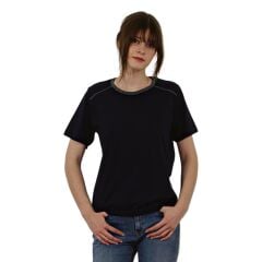 Persmont BT05y Siyah Bilyeli Sıfır Yaka Tişört