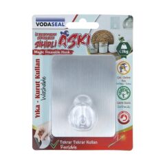 Vodaseal Gri Kare Sihirli Askı