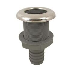 Lalizas 11/2'' Krom Flanşlı Hortum Uçlu Sintine Çıkışı 38mm