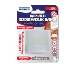 Vodaseal Kapı Altı Sızdırmazlık Bandı Şeffaf 45mmx1mt
