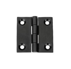 Saray Mat Siyah Krom Menteşe 38x38mm