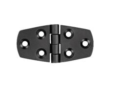 Saray Mat Siyah Krom Menteşe 76x76mm