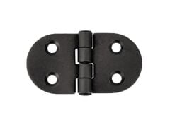 Saray Mat Siyah Krom Menteşe 40x74mm