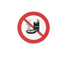 Lalizas Pvc Sticker '' Sigara İçilmez''