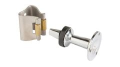 Er-mo Krom Kilitli Kapı Tamponu Düz