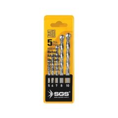 Sgs 1415 Beton Matkap Ucu Seti 5 Parça