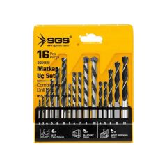 Sgs 1418 Matkap Ucu Seti 16 Parça