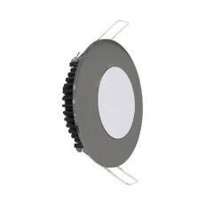 Saray Yaylı Gömme Led Spot Antrasit 92mm