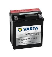 Varta TX7L-4 / TX7L-BS AGM Motorsiklet Aküsü 6Ah