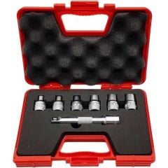 İzeltaş 1/2'' Star (Torx) Lokma Anahtar Takımı 7 Parça