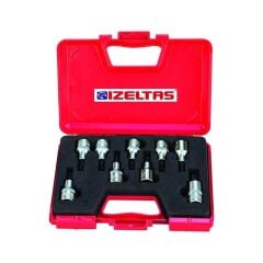 İzeltaş 1/2'' Lokmalı Tork Uç Takımı 9 Parça