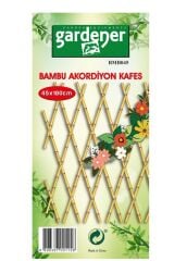 Gardener BMB045 Akordiyon Bambu Çit 45x180cm