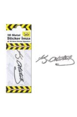Automix 3D Metal İmza Sticker