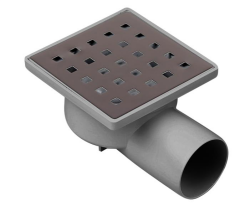 Tema Yandan Çıkışlı Yer Sifonu 10x10cm 32mm