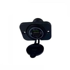 Carub Usb+Type C Soketi 12/24v