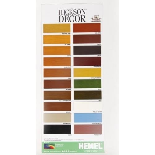 Hickson Decor Ultra Wood Stain - Renkli Ahşap Vernik Teak - 2,5lt