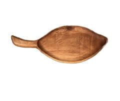 Wood Art Ceviz Sunum Tabağı 20x48cm