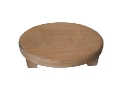 Wood Art Kayın Ayaklı Sunum Tabağı 19cm