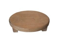 Wood Art Kayın Ayaklı Sunum Tabağı 19cm