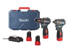 StechEnd SXS202 Akülü Matkap Seti 5 Parça