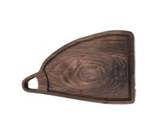 Wood Art Ceviz Sunum Tabağı 30x50cm