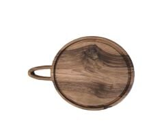 Wood Art Ceviz Sunum Tabağı 30x44cm